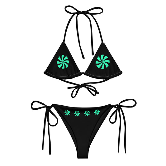 mintstars Spiral String Bikini