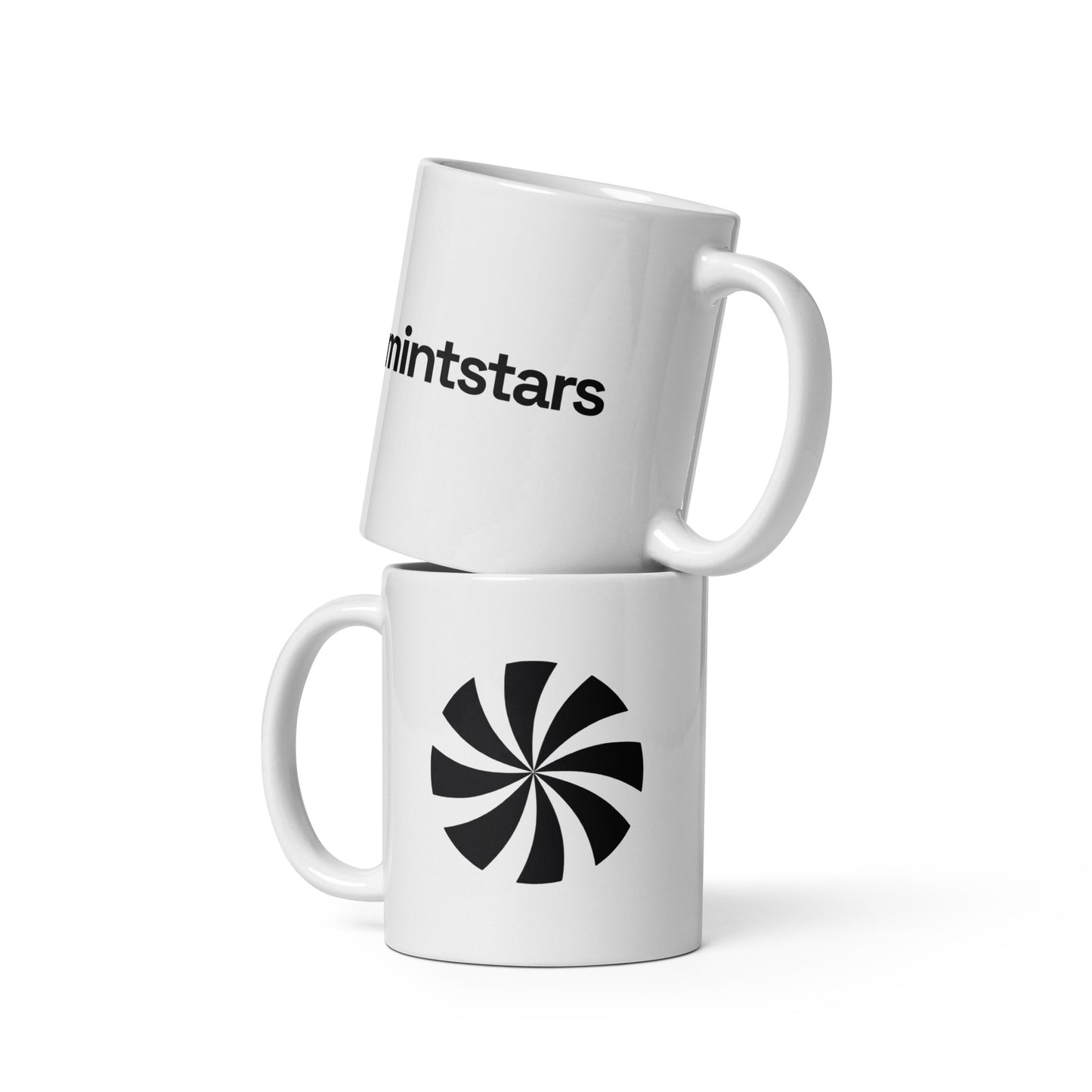 mintstars Mug Black Spiral