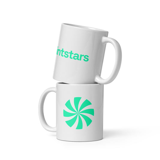 mintstars Mug Green Spiral